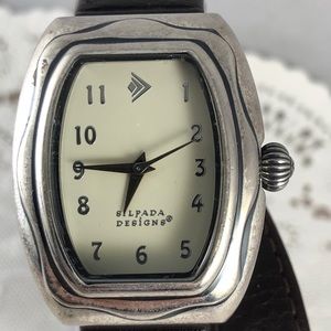 Vintage Silpada wrap around Silver Tone Watch